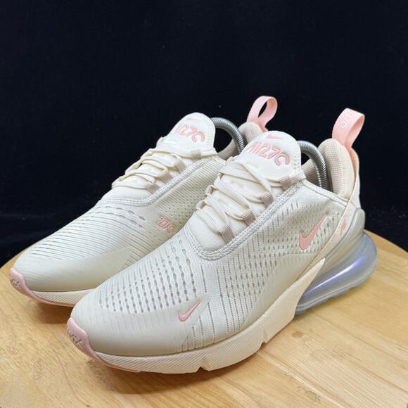 Nike Air Max 270 'Soft Pearl' Sail Ivory Pink IH5966-001 Women's Size 9 Shoes - Picture 2 of 10
